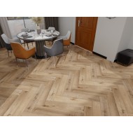 Parchet SPC OAK CHAMPAGNE HERRINGBONE , 6.5 mm
