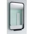 Oglinda cu Rama Neagra de Metal, cu iluminare LED 60 x 80 cm 