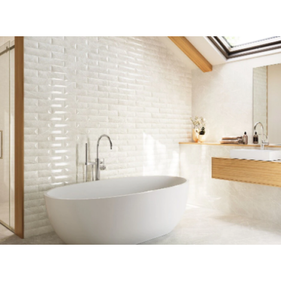 Faianta Eternal Cream 30 x 60 cm, Rectificata Lucioasa, Baldocer