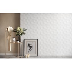 Faianta WHITE TWIST STRUCTURE SUPER MATT 29,7x60, Cersanit