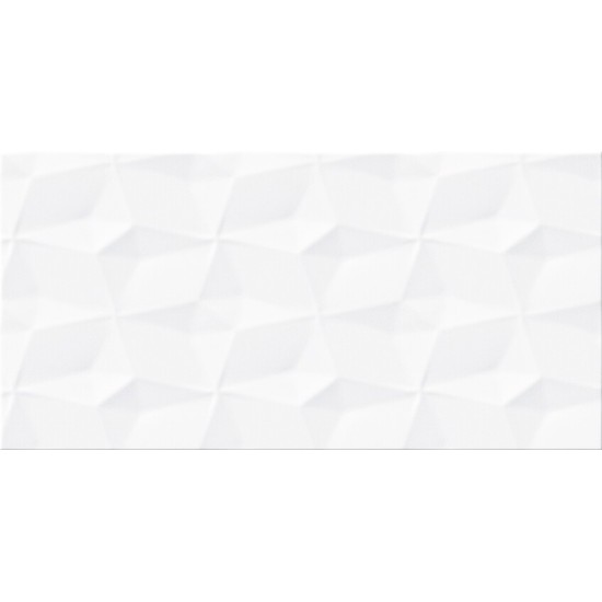 Faianta WHITE TWIST STRUCTURE SUPER MATT, 29.7 x 59.8 cm, Cersanit