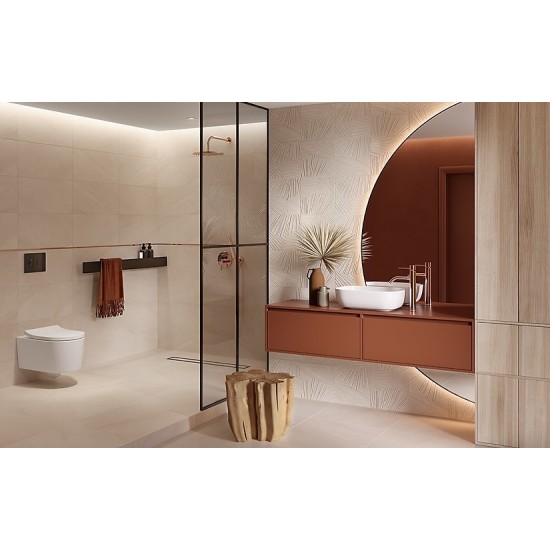 GRESIE MURRA BEIGE MATT RECT 59.8 x 59.8 cm, Cersanit