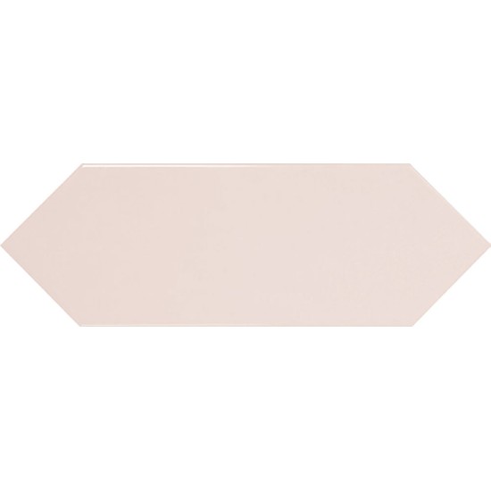 Faianta Picket Petal Pink, tip Metro, Hexagon Lucios, 10 x 30 cm, Ribesalbes