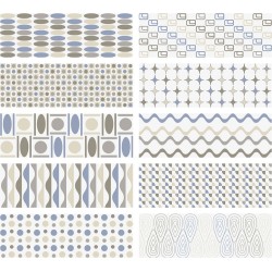 Faianta Decor Madelaine 10 x 30 cm, lucioasa,  de tip Metro, Ribesalbes