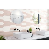 Faianta Picket Petal Pink, tip Metro, Hexagon Lucios, 10 x 30 cm, Ribesalbes