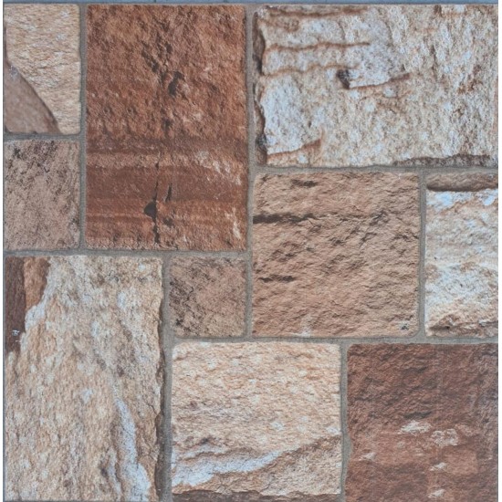 Gresie portelanata exterior Messina Brown 45 x 45cm, Cutie 1.22 mp