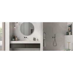 Gresie Alba White Mata, Rectificata 100 x 100 cm, Geotiles