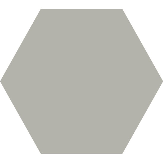 GRESIE HEXA SOLID GREY 25.8X29, HEXAGONALA GEOTILES