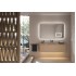 OGLINDA LED DUOMO 100X80 CU RAMA MOKA