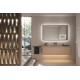 OGLINDA LED DUOMO 100X80 CU RAMA MOKA