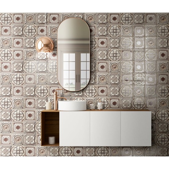Faianta Anticatto White 20x20, Mainzu