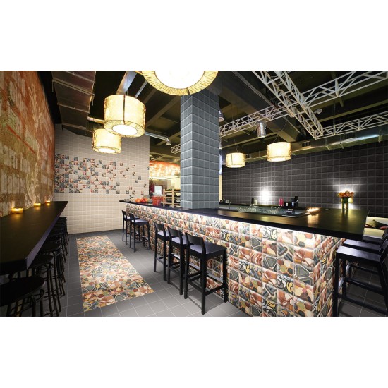 Faianta Bombato Decor Tap Tap 15x15, Mainzu