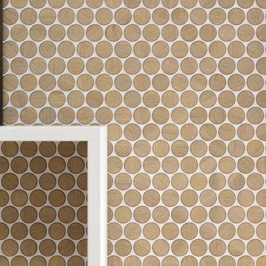 Faianta Circle Oak Mata 30.9 x 30.9 cm Realonda