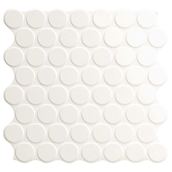 Faianta Circle Glossy White 30.9 x 30.9 cm Realonda