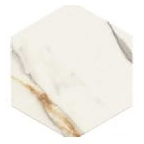 Gresie Calacatta Gold Hexagon, mata 28.5 x 33 cm