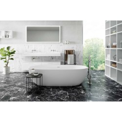 Gresie hexagonala Dark Marble 28.5 x 33 cm Realonda