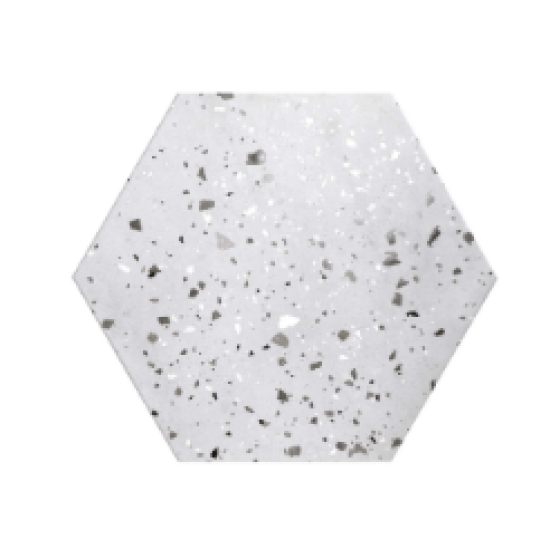 GRESIE HEXAGONALA CONFETI GREY 56 x 48.5 cm, REALONDA