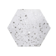 GRESIE HEXAGONALA CONFETI GREY 56 x 48.5 cm, REALONDA