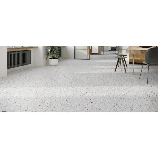 GRESIE HEXAGONALA CONFETI WHITE 56 x 48.5 cm, REALONDA