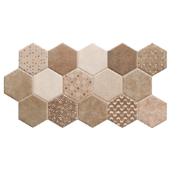 Gresie Habitat HEX SAND 26.5 x 51 cm, REALONDA