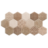Gresie Habitat HEX SAND 26.5 x 51 cm, REALONDA