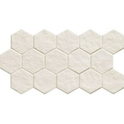 Gresie Muse HEX White 26.5 x 51 cm, REALONDA