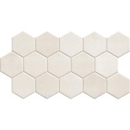 Gresie HEX WHITE 26.5 x 51 cm, REALONDA