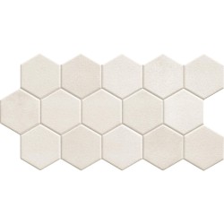 Gresie HEX WHITE 26.5 x 51 cm, REALONDA