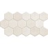 Gresie HEX WHITE 26.5 x 51 cm, REALONDA