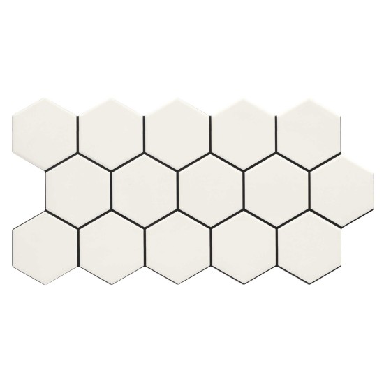 Gresie HEX SNOW 26.5 x 51 cm, REALONDA