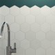 Gresie HEX WHITE 26.5 x 51 cm, REALONDA