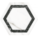Gresie hexagonala Venato Deco Dark 33 x 28.5 cm Realonda