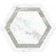 Gresie hexagonala Venato Deco Grey 28.5 x 33 cm Realonda