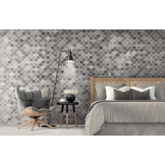 Gresie SCALE BOHO Grey Mata 30.7 x 30.7 cm, Realonda