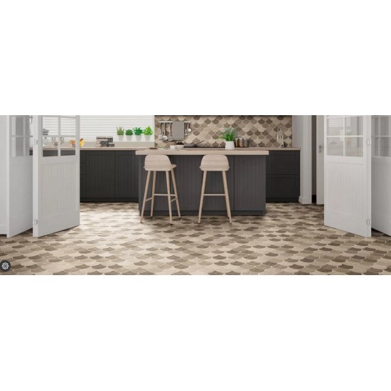 GRESIE SCALE MUD MATA 30.7 x 30.7 cm, Realonda