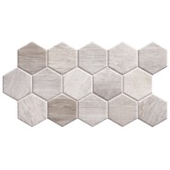 Gresie Sequoia HEX White 26.5 x 51 cm, REALONDA