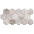 Gresie Sequoia HEX White 26.5 x 51 cm, REALONDA