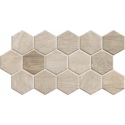 Gresie Sequoia HEX Camel 26.5 x 51 cm, REALONDA