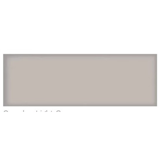 Faianta Camden Light Grey, tip Metro, Crem lucios 10 x 30 cm, Ribesalbes