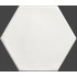 Gresie Hex White Mat 15 x 17.3 cm Ribesalbes