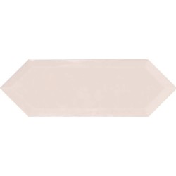 Faianta Picket Beveled Pink, tip Metro, Hexagon Lucios, 10 x 30 cm, Ribesalbes