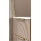 MOBILIER ICONICA RIFLAJ 80 CM ALB CU LAVOAR
