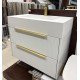 MOBILIER ICONICA RIFLAJ 80 CM ALB CU LAVOAR