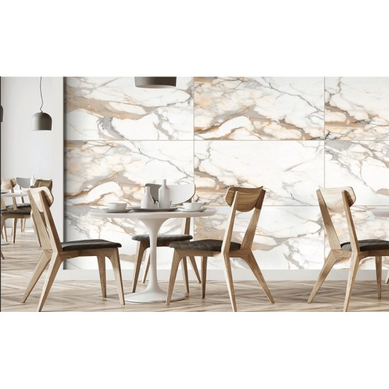 GRESIE STATUARIO ROTEN, Rectificata Mata 60 x 120 cm