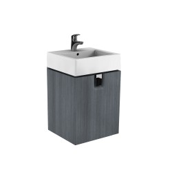 Mobilier TWINS 50 gri argintiu, cu un sertar, KOLO