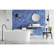 Gresie Zellige Azure lucioasa 33 x 33 cm, REALONDA