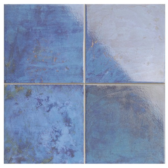 Gresie Zellige Azure lucioasa 33 x 33 cm, REALONDA
