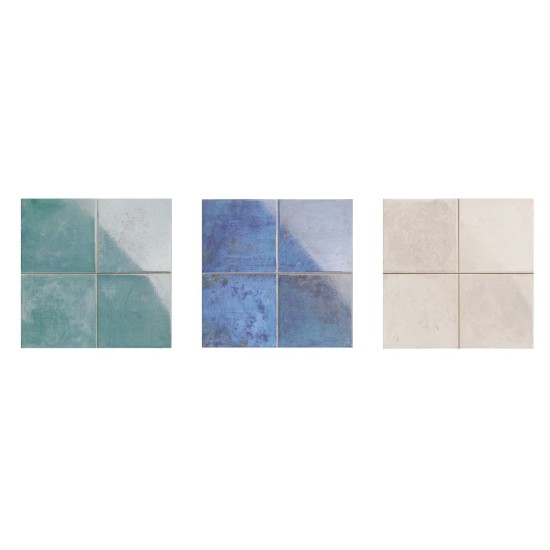 Gresie Zellige Azure lucioasa 33 x 33 cm, REALONDA