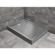 Cadita dus patrata Radaway Doros F Compact Stone 100x80 cm, antracit 