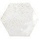 Faianta Hope Hex White Lucioasa, tip Metro, 7.5 x 30 cm Ribesalbes